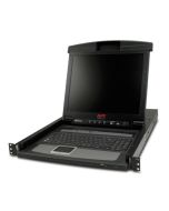 APC 17" Rack LCD Console with Integrated 8 Port Analog KVM Switch