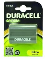 DURACELL Baterie - DRNEL3 pro Nikon EN-EL3, černá, 1400 mAh, 7.4 V