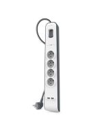 Belkin přepěťová ochrana BSV401 - 4-zásuvka, 2xUSB/2.4A, 2m
