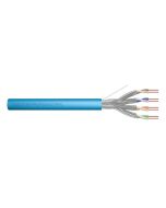DIGITUS Instalační kabel CAT 6A U-FTP, 500 MHz Eca (EN 50575), AWG 23/1, 500 m buben, simplex, barva modrá