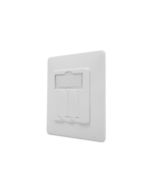 DIGITUS Nástěnná deska pro Keystone Jacks, německý rám 80x80, střední deska 50x50
