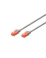 Digitus Ecoline Patch Cable, UTP, CAT 6e, AWG 26/7, šedý 5m, 1ks