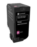 Lexmark CS725 Magenta High Yield Return Programme Toner Cartridge - 12 000 stran