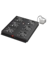 Digitus Roof cooling unit for DIGITUS server cabinets, 6 Fans, Switch, Thermostat, 828m3 air circ./h Color black RAL 900