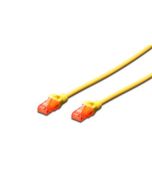 Digitus Ecoline Patch Cable, UTP, CAT 6e, AWG 26/7, žlutý 2m, 1ks
