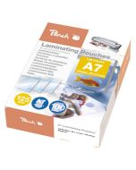 PEACH laminovací folie A7 Laminating Pouch (111x 80mm), 125mic, 100ks