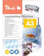 PEACH laminovací folie A3 (303x426mm), 125mic, lesklé, 25ks