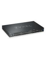 Zyxel XGS4600-32, 32-port Managed Layer3+ Gigabit switch, 24x Gigabit metal + 4x Gigabit dual personality (RJ45/SFP) + 4