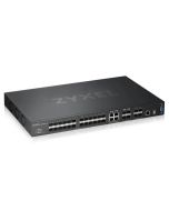 Zyxel XGS4600-32F, 32-port Managed Layer3+ Gigabit switch, 24x Gigabit SFP + 4x Gigabit dual personality (RJ45/SFP) + 4x