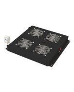 Digitus Roof ventilation unit for Unique network & Dynamic, Basic, 4 fans, thermostat, switch, 552 m3/h, color black (RA