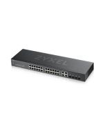 Zyxel GS1920-24v2, 28 Port Smart Managed Switch 24x Gigabit Copper and 4x Gigabit dual pers., hybrid mode, standalone or