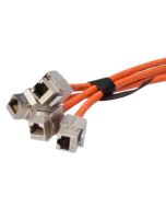 DIGITUS Páska na suchý zip, šířka 20 mm pro strukturovanou kabeláž, role 10 m, barva černá