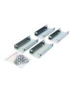 Digitus Connection set for Unique and Dynamic Basic racks, 4 pieces, galvanized, incl. screws steel brackets + screws