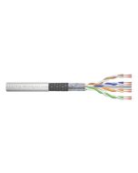 DIGITUS Patch kabel CAT 6 SF-UTP, surová délka 305 m, papírová krabička, AWG 26/7, LSZH, simplex, barva šedá