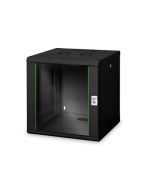 DIGITUS Nástěnná skříňka 12U, Unique Series 643x600x600 mm, barva černá (RAL 9005)