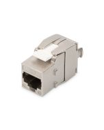 Digitus CAT 6A Keystone Jack, STP, tool free, dust cover smart cable manager, metal snap-in, set 24 pcs.