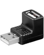 PremiumCord USB redukce A-A, Male/Female 90°