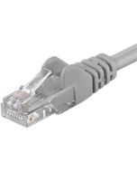 PremiumCord Patch kabel UTP RJ45-RJ45 CAT6 1m šedá