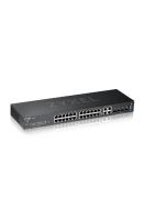 Zyxel GS2220-28, 28-port Managed Layer2+ Gigabit Ethernet switch, 24x Gigabit metal + 4x Gigabit dual personality (RJ45/