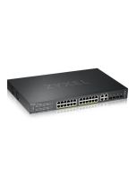 Zyxel GS2220-28HP,EU region,24-port GbE L2 PoE Switch with GbE Uplink (1 year NCC Pro pack license bundled)
