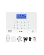 iGET SECURITY M3B - Víceúčelový bezdrátový GSM alarm, detektor na dveře a okna, detektor pohybu, siréna 110 dB