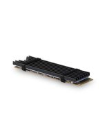 AXAGON CLR-M2L3, hliníkový pasivní chladič pro M.2 2280 SSD, výška 3 mm