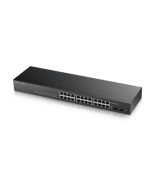 Zyxel GS1900-24, 24-port GbE L2 Smart Switch, rackmount, fanless