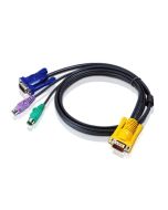 ATEN integrovaný kabel 2L-5201P pro KVM PS/2, 1,2 M