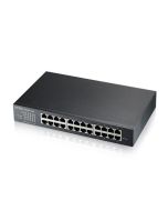 Zyxel GS1915-24E, 24-port GbE Smart hybrid mode Switch, standalone or NebulaFlex Cloud, rackmount, fanless