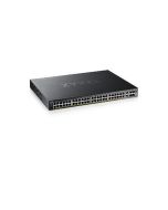 Zyxel XGS2220-54HP, L3 Access Switch, 600W PoE, 40xPoE+/10xPoE++, 48x1G RJ45 2x10mG RJ45, 4x10G SFP+ Uplink, incl. 1 yr