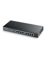 Zyxel GS1900-8 v2, 8 port GbE L2 smart switch, desktop, fanless