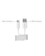 2-Power kabel USB-A TO USB-C, 1M