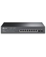 TP-Link TL-SG2210MP JetStream Switch, 8x GLAN PoE+, 2x SFP budget 150W, OMADA SDN