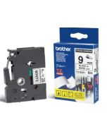 Brother - TZe-S221, bílá / černá (9mm, extrémně adh.)