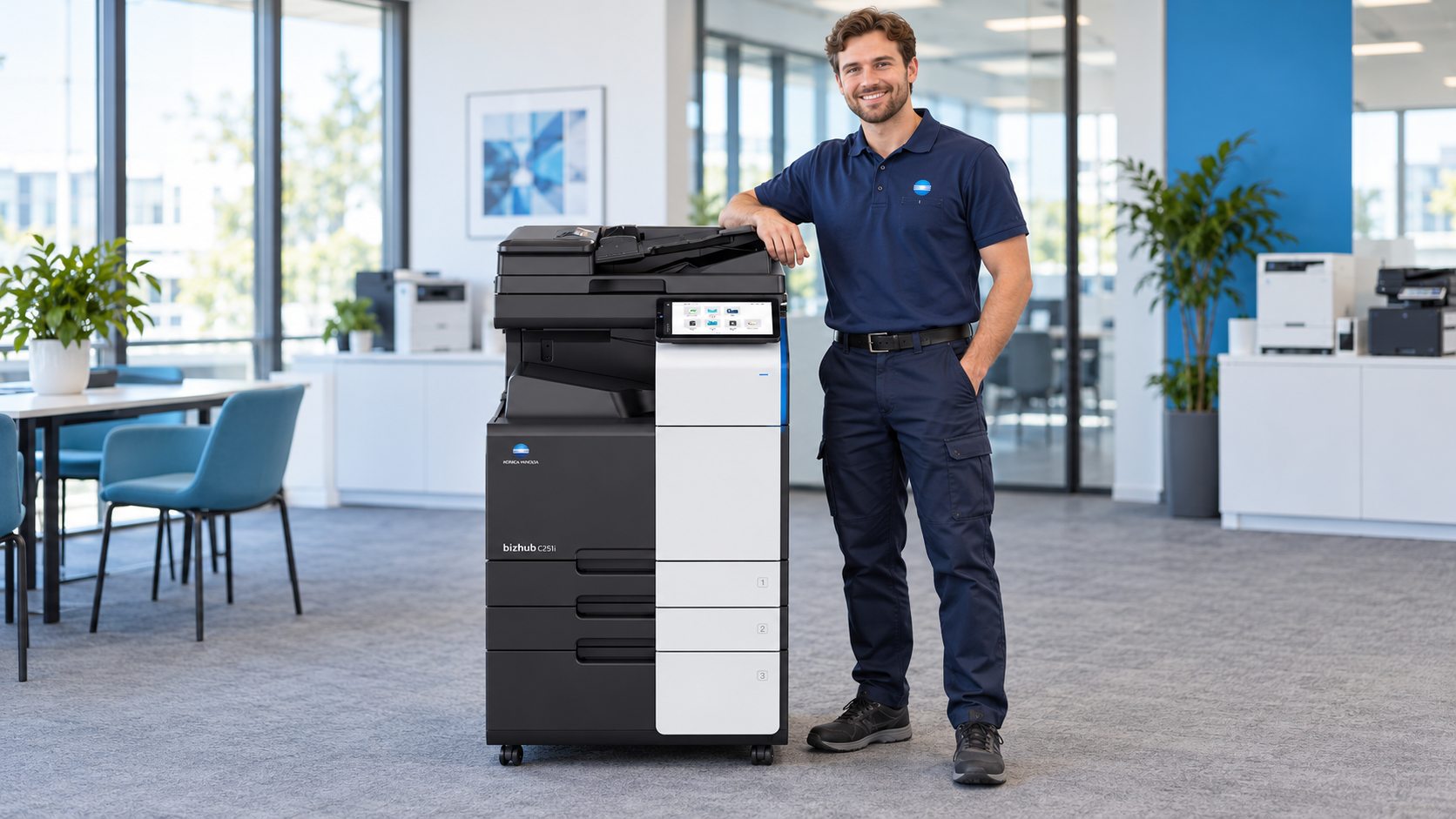 Technik u kopírky Konica Minolta bizhub C251i